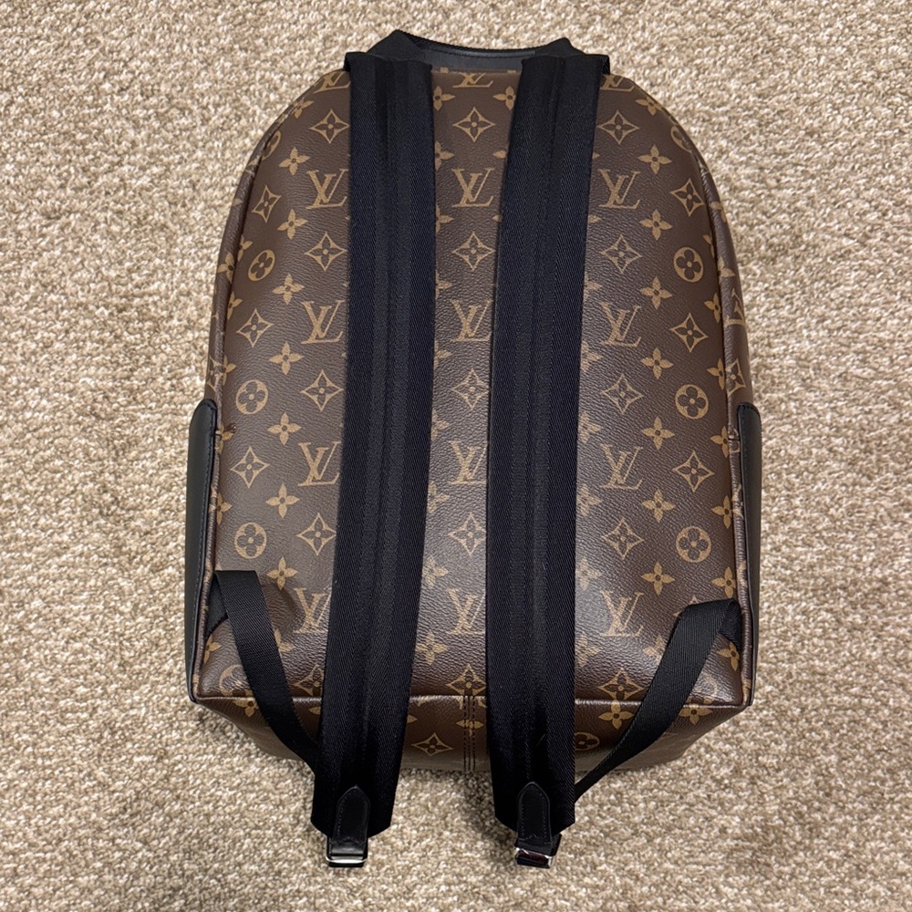 Louis Vuitton Black and Brown Monogram Backpack - Picture 2 of 3